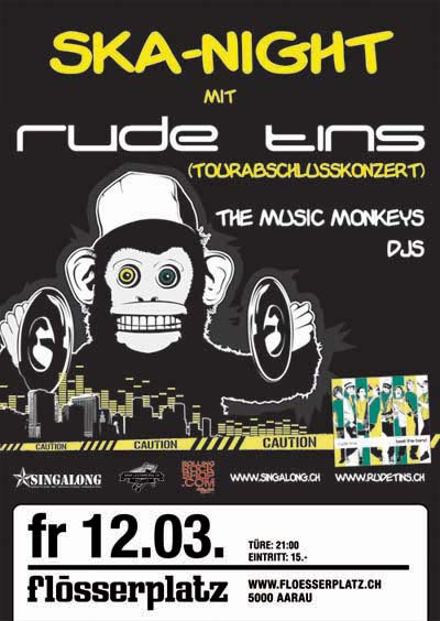 Flyer TMM & Rude Tins